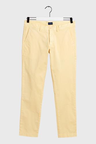 Gant ανδρικό παντελόνι ''Slim Fit Sunfaded Chinos'' (34L) - 1500608 Κίτρινο 33